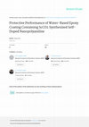 Research paper thumbnail of Protective Performance of Water-Based Epoxy Coating Containing ScCO2 Synthesized Self-Doped Nanopolyaniline