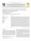 Research paper thumbnail of Ecological transitions-but for whom? A perspective from the Pleistocene