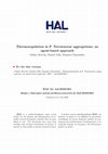 Research paper thumbnail of Thermoregulation in P. Terraenovae aggregations, an agent-based approach