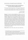 Research paper thumbnail of O CONCEITO DE SAÚDE NO LIVRO IV DA REPÚBLICA: PLATÃO CONTRA OS HIPOCRÁTICOS?