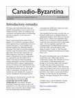 Research paper thumbnail of Canadio-Byzantina no.28 (January 2017)