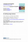 Research paper thumbnail of On dening image schemas