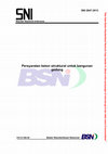 Research paper thumbnail of SNI 2847-2013 (Persyaratan Beton Struktural untuk Bangunan Gedung).pdf