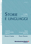 Research paper thumbnail of Storie e linguaggi. Riv. di st. umanistici · A Journal of the Humanities, ed. by F. Cardini and P. T.   2 (2016), fasc. 2