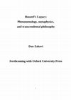 Research paper thumbnail of Husserl's Legacy: Phenomenology, metaphysics, and transcendental philosophy