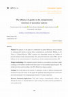 Research paper thumbnail of The influence of gender on the entrepreneurial intentions of journalism students