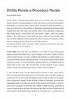 Research paper thumbnail of Diritto Penale e Procedura Penale