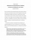 Research paper thumbnail of Authenticity and Autochthonous Traditions in Archaic and Hellenistic Lyric Poetry in E.Bakker (ed.) Authenticity and Authorship in Ancient Greek Lyric, Brill, 2016, chapter 11