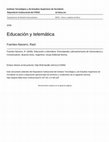 Research paper thumbnail of Educación y telemática.