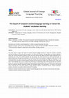 Research paper thumbnail of Computer-assisted language learning and EFL students' vocabulary learning