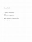 Research paper thumbnail of Classical Mechanics and Dynamical Systems With calculations in Mathematica