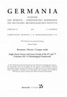 Research paper thumbnail of Besprechung von J. Hines & A. Bayliss (eds.), Anglo-Saxon graves and grave goods of the 6th and 7th centuries AD: A chronological framework (Society for Medieval Archaeology Monograph 33), London: Society for Medieval Archaeology 2013. Germania 94, 2016 (2017), 401-405.