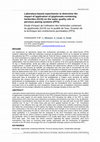 Research paper thumbnail of Laboratory-based experiments to determine the impacts of applying glyphosate-containing herbicide onto a model porous paving rig