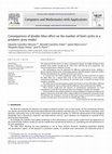 Research paper thumbnail of Consequences of double Allee effect on the number of limit cycles in a predator–prey model