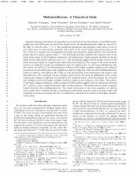 Research paper thumbnail of Multimetallocenes. A theoretical study