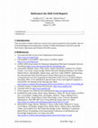 Research paper thumbnail of References for DoD Grid Reports