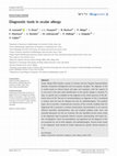 Research paper thumbnail of Diagnostic tools in ocular allergy