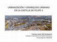 Research paper thumbnail of Urbanización y jerarquías urbanas en la Castilla de Felipe II