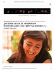 Research paper thumbnail of ESCRIBIR DESDE EL FEMINISMO: CONVERSANDO CON CRISTINA BURNEO Por Isabel Salcedo