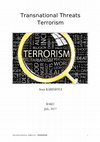 Research paper thumbnail of Transnational Threats:Terrorism