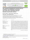 Research paper thumbnail of The crustacean hyperglycemic hormones from an euryhaline crab Pachygrapsus marmoratus and a fresh water crab Potamon ibericum: Eyestalk and pericardial isoforms