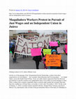 Research paper thumbnail of On the Eve of a New Labor Movement: Maquiladora Workers' Protests in Pursuit of Just Wages and an Independent Union in Cd. Juárez