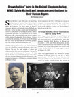 Research paper thumbnail of 'Brown babies' born in the United Kingdom during WW2: Sylvia McNeill and Jamaican contributions to their Human Rights