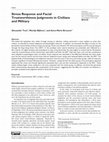 Research paper thumbnail of Stress response and facial trustworthiness judgments in civilians and military