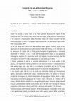 Research paper thumbnail of Gender in the anti-globalisation discourse. The case study of Poland