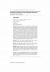 Research paper thumbnail of Corporate governance and segmental disclosure: evidence from Canada