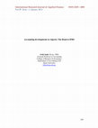 Research paper thumbnail of Accounting developments in Algeria: The Road to IFRS