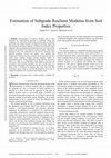 Research paper thumbnail of estimation-of-subgrade-resilient-modulus-from-soil-index-properties.pdf