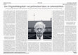 Research paper thumbnail of Ralf Dahrendorf zum 80. Geburtstag_SZ