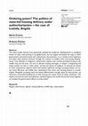 Research paper thumbnail of Ordering power? The politics of state-led housing delivery under authoritarianism – the case of Luanda, Angola