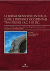 Research paper thumbnail of 2017. Forme municipali in Italia e province occidentali (Insulae Diomedeae). RICCI- EVANGELISTI.pdf