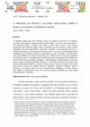 Research paper thumbnail of O PRIMADO DA PRÁTICA: ALGUMAS REFLEXÕES SOBRE O PAPEL DA FILOSOFIA A PARTIR DE MARX