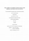 Research paper thumbnail of 2017: The Corpus of Middle Babylonian and Middle Assyrian Incantations (TOC)