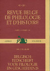 Research paper thumbnail of Van Hoof L. & Watts E.J. (eds.) (2014) Freedom of Speech and Self-Censorship in Late Antiquity (Revue Belge de Philologie et d'Histoire 92 - Numéro Thématique).