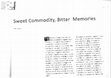 Research paper thumbnail of Sweet commodity, bitter memories