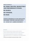 Research paper thumbnail of On a Fruitful Cooperation Between Dance Studies and Philosophy. Re-think Theatre, Dramaturgy and Performance Studies: Re-search, re-consider, re-make. The Association for Nordic Theatre Scholars (ANTS), Aarhus University, 18th – 20th May 2017