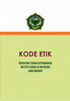 Research paper thumbnail of BUKU KODE ETIK DOSEN FTIK IAIN MANADO