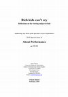 Research paper thumbnail of Rich kids can't cry: reflections on the viewing subject in Bali.