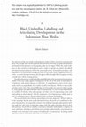 Research paper thumbnail of Black umbrellas: labelling and articulating development in the Indonesian mass media