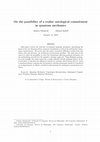 Research paper thumbnail of On the possibility of a realist ontological commitment in quantum mechanics