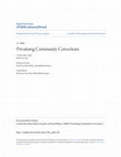 Research paper thumbnail of Privatising Community Corrections