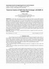 Research paper thumbnail of Numerical Analysis of Shell-Tube Heat Exchanger with Baffle At Inclined Angle