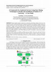 Research paper thumbnail of A Framework For Analytical Services Using Data Mining Technuiques to Predict the Enrollment of Student At A University – A Case Study