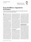 Research paper thumbnail of Los científicos e ingenieros de Franco