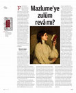 Research paper thumbnail of Mazlume'ye Zulüm Revâ mı?