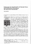 Research paper thumbnail of Pathologie der Gesellschaft und liberale Vision Ralf Dahrendorfs Erkundung der deutschen Demokratie, in: Zeithistorische Forschungen 1 (2004)